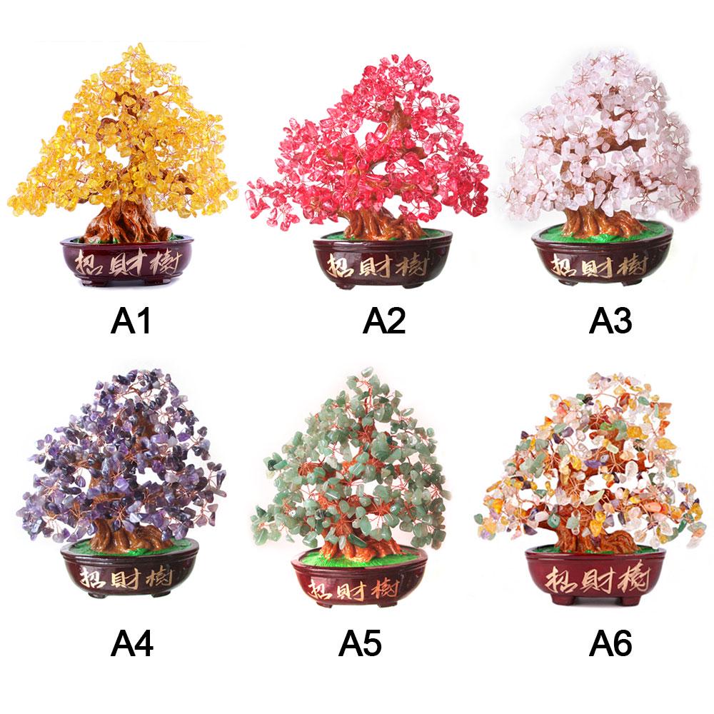 Decorative Tree Beautiful Bonsai Money Tree Decoration Ornament for Wealth and Luck for Home