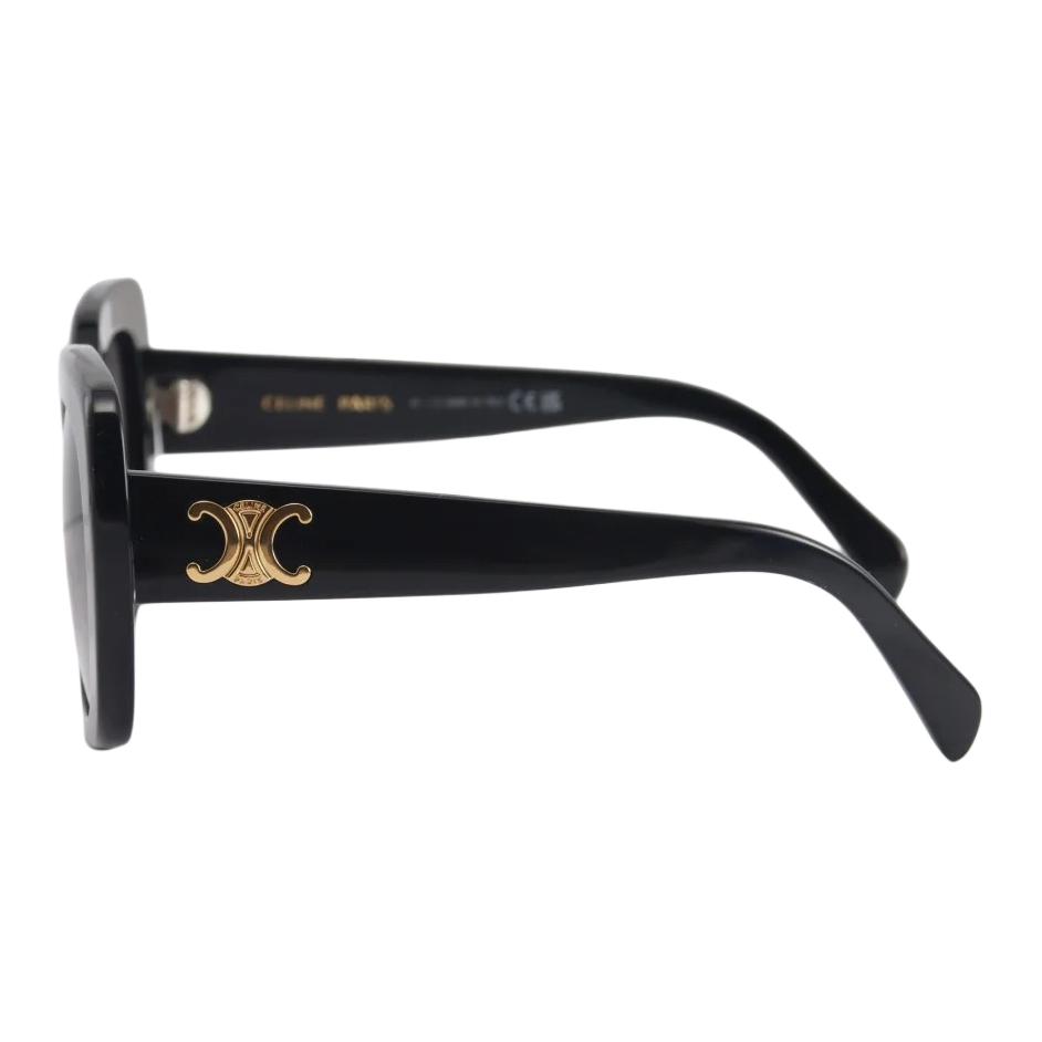 Celine Triomphe 06 Square Sunglasses Women Sunglasses Black CL40216 U-01F