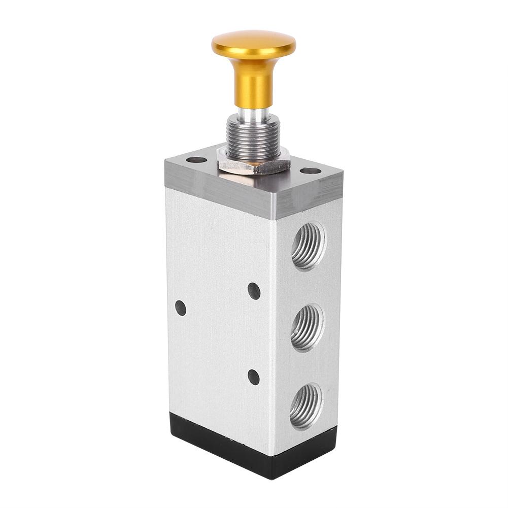 

Hand Valve Two Position Five Way Button Valve Aluminum Alloy G14 Inch G38 Inch(4R31010 )