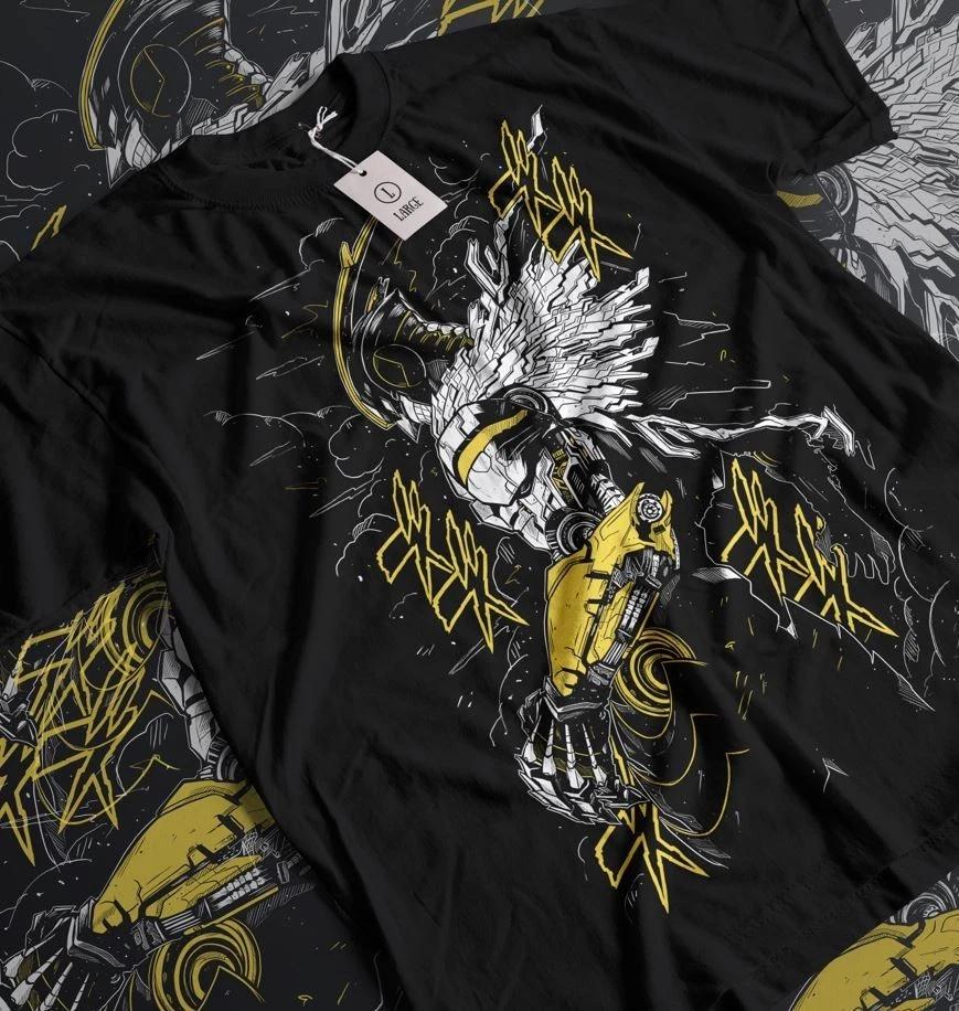 Armored All Might Tshirt My Hero Academia Boku Hawks Armor Strip Gift Shirt
