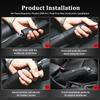 AAAOT1 Car Leather Handbrake Cover Protective Sleeve Hand Brake Protection For BMW M Sport M2 M3 M4 M5 M6 E46 E90 E60 F10 F20 E87 X3 X6