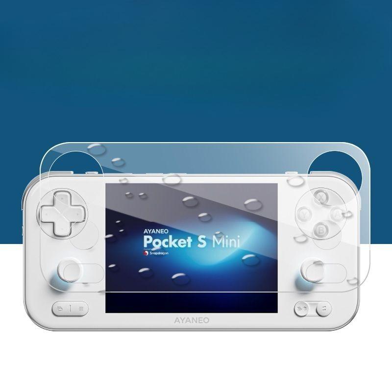 For AYANEO Pocket S Mini Clear HD Tempered Glass Screen Protector for AYANEO PocketS SMini Full Coverage Protective Film