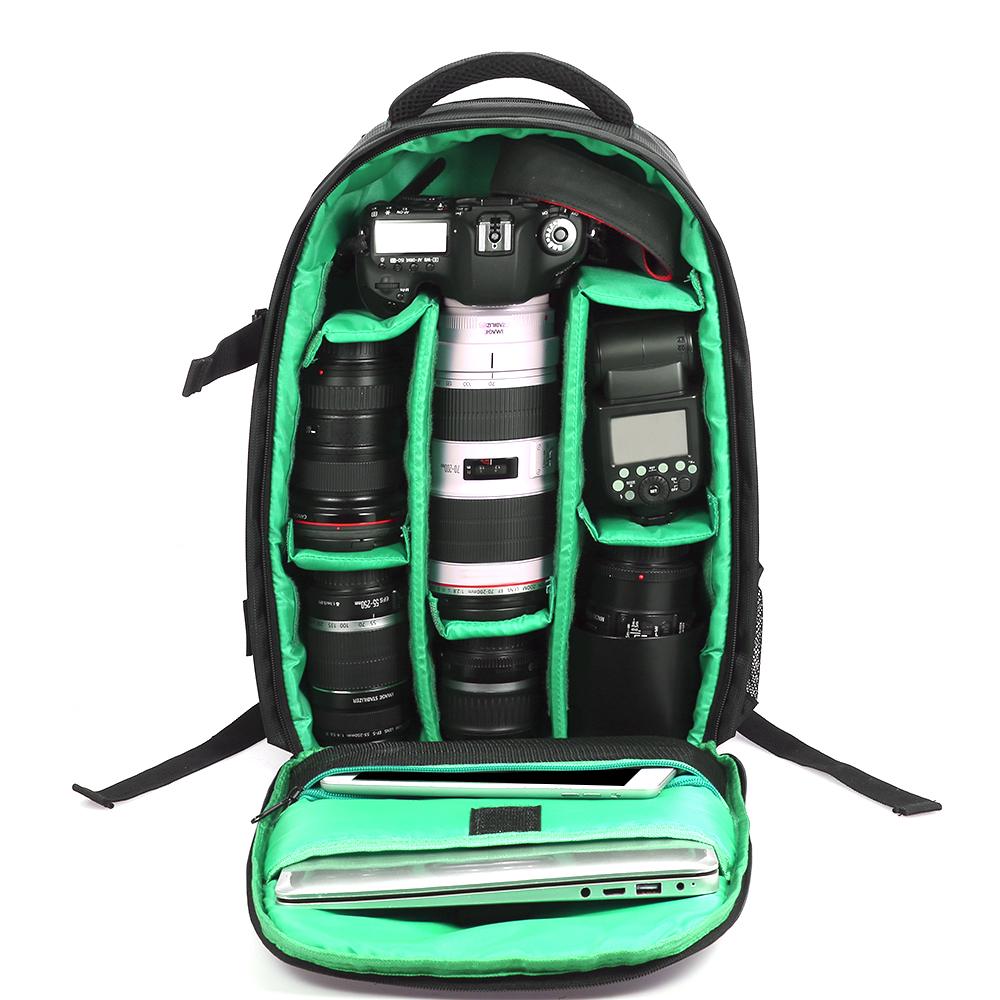 Outdoor Wr-resisting Digital Camera Video Backpack Water-resistant Multi-functional Brthable Photograph Camera Bags