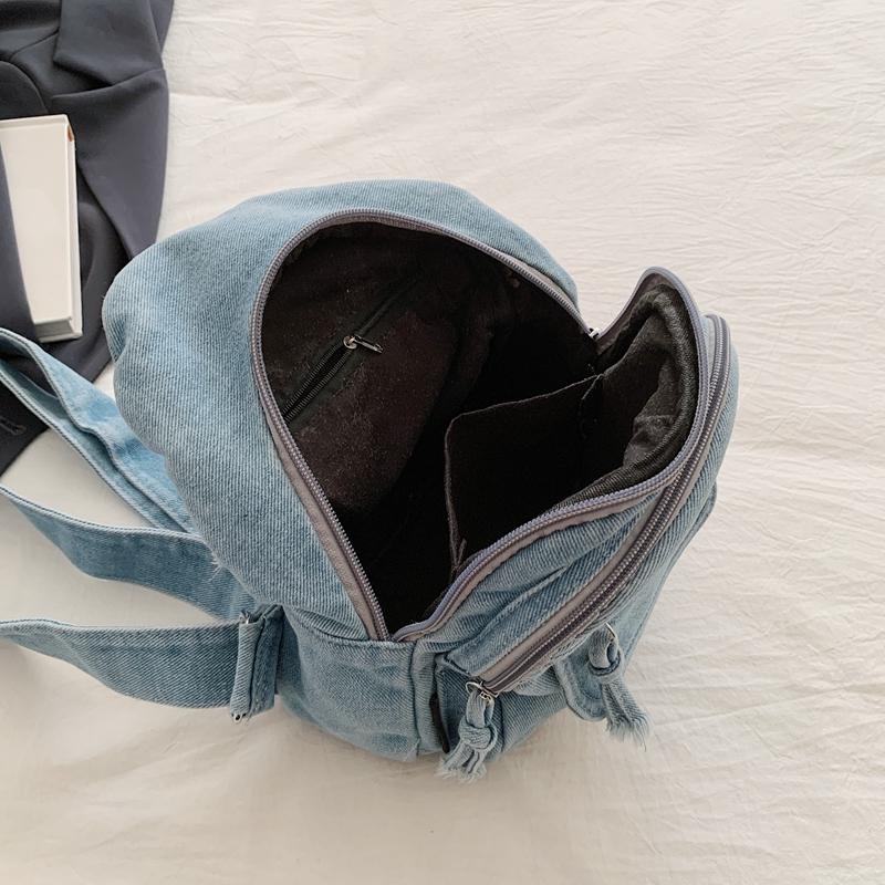 Denim Bag Women Chest Bag Crossbody Bag