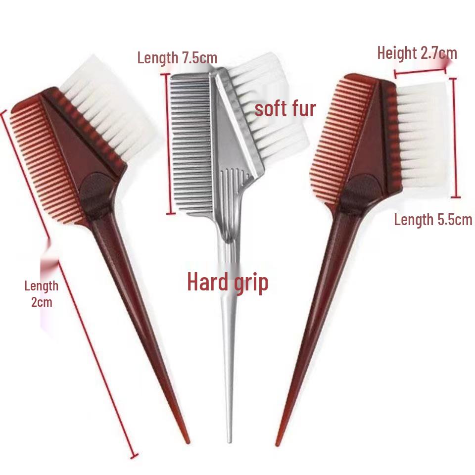 Soft Hair Dye Brush and Comb Tool for Salon Styling