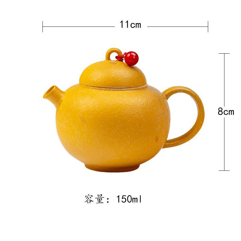 

Sprinkle Gold Teapot Vintage Tea Infuser Pot Tea Brewing Kettle With Ball Hole Flower Tea Chinese Tea Set Supplies Decoration