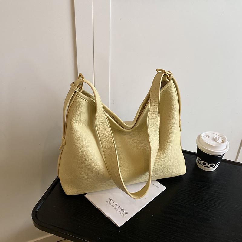 Premium large-capacity bag 2025 new spring and summer fashion retro tote bag messenger bag