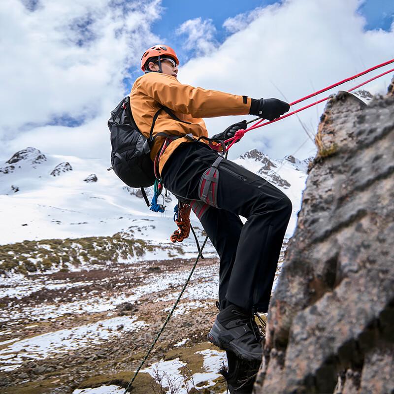 Men's Tuoluzhe Six Gates Outdoor Fleece-Lined Straight-Leg Softshell Pants