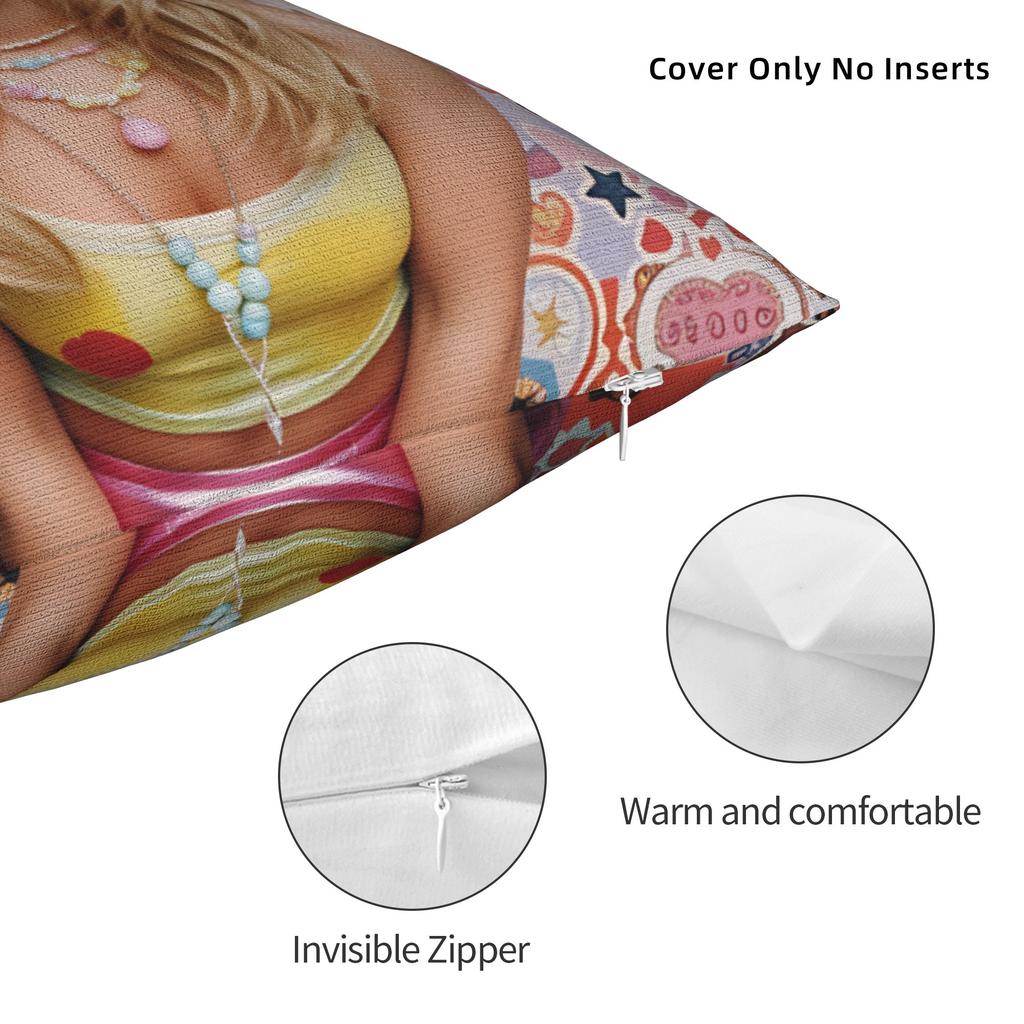 Pillow Case Star D-De Britneys-Spears Singer Square Pillow Cover For Sofa Bedroom Home Decor Funny Pillowcases
