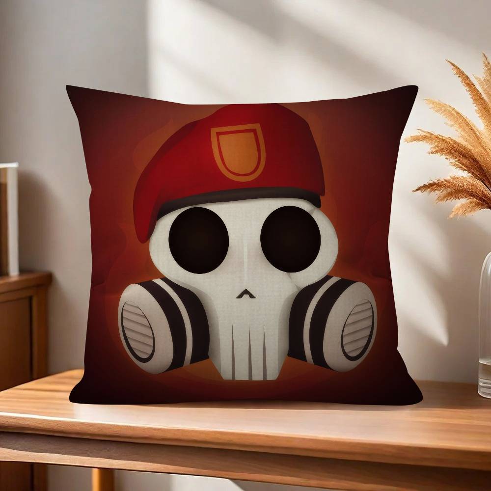 GAME TTeam Fortress  Scout Tf  Decorative Room Aesthetics Pillow Case Home Decor Bedroom Sofa Bed Couch Pillow Cover x