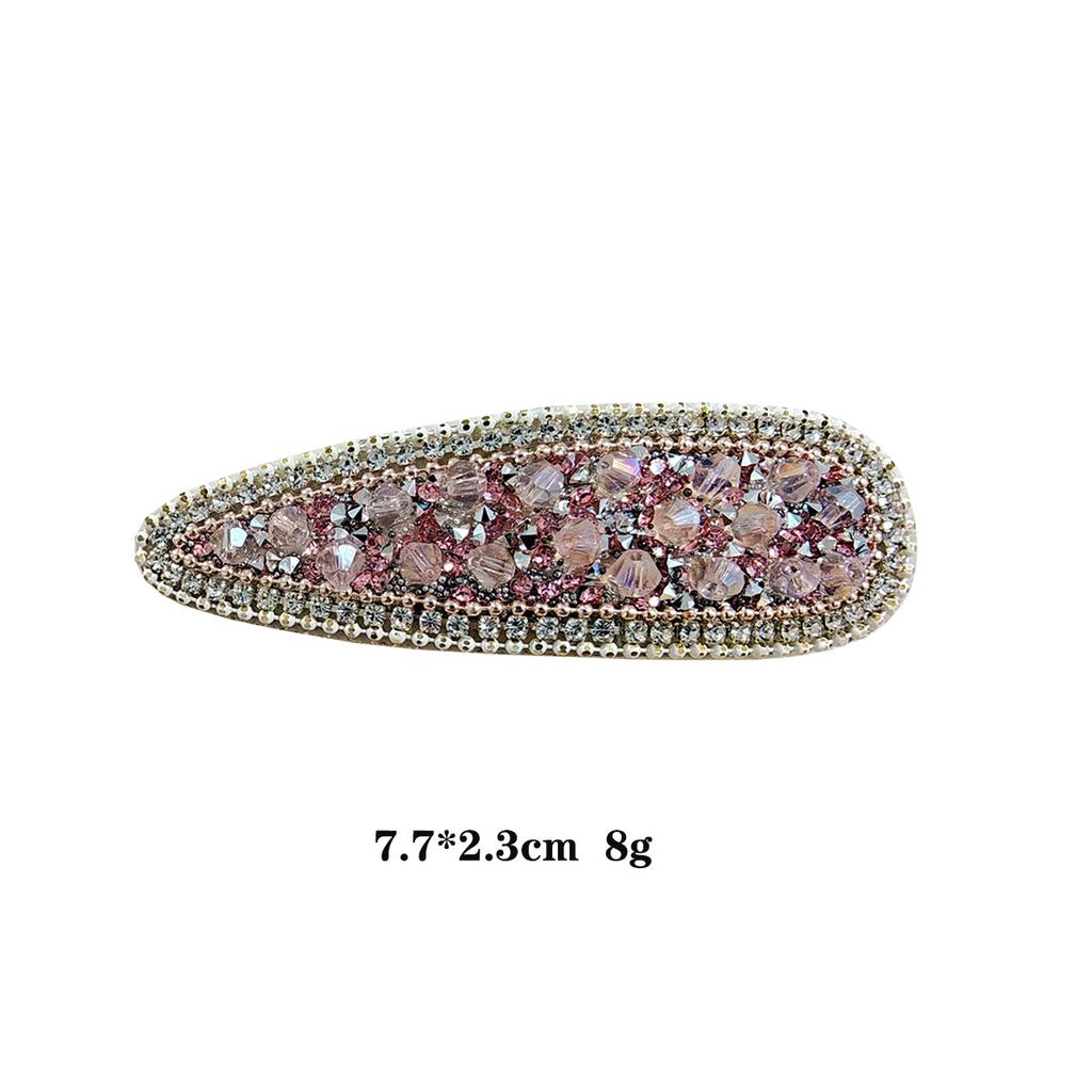 Seamless Hairpin Back of The Head Side Clip Rhinestone Hairpin Fashionable Temperament Side Hairpin