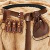 Renaissances Vikinges Costume Accessories,Medieval Pirate Pu Belt Cork Bottles Halloween Renaissances Cosplay Costume