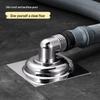 Electroplated Y-Shaped Bathroom Drain Connector - Anti-Odor Sewer Elbow