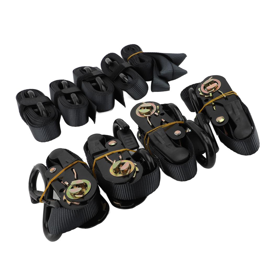 Ratchet Tie Down Straps with Padded Handle Soft Loop Heavy Duty Ratchet Straps for Moving Securing Cargo 2cm, 2.4m