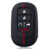 5 Buttons Silicone Car Key Cover Protect Case For Honda Civic 11Th Gen Ve-1 Accord   Accord Vezel Pilot Freed Crv