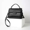 Bubble Head Layer Cowhide Women Single Shoulder Crossbody Simple Fashion Bag Girls Classic Shell Bag Multi-layer Dumpling Bag