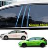 For Toyota Vios/Yaris L/FS 2005-2014- Car PC Material Pillar Post Cover Door Trim Window Molding Sticker Plate Accessories