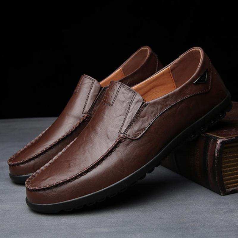 Men's Moccasins Spring and Summer Shoes Casual Shoes Men's Leather Shoes Slip-on Shoes