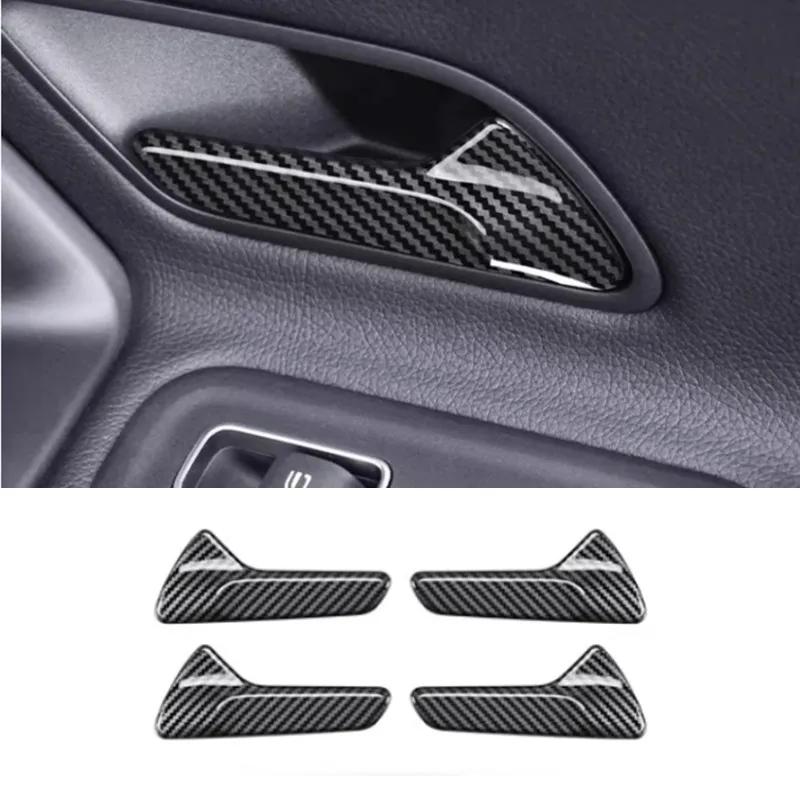 Car Inner Door Armrest Handle Panel Frame Trim Stickers For Mercedes Benz A Class W177 CLA C118 2019-2024 Car Accessory BFGIJ1
