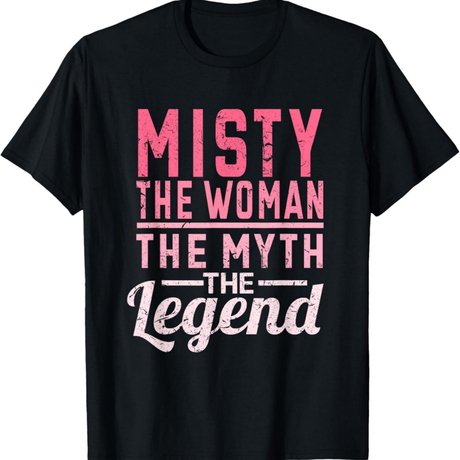 Misty The Woman The Myth The Legend Name Misty T-Shirt XXXXXL разноцветный