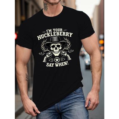 SONO IL TUO HUCKLEBERRY T-Shirt Uomo Taglie Forti Crinkle - Fantasia Geometrica, Girocollo, Casual Estivo, Vestibilità Regolare, Manica Corta