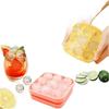 Ice Hockey Mold Whiskey Silicon Glue Ice Box Production (color : Pink)