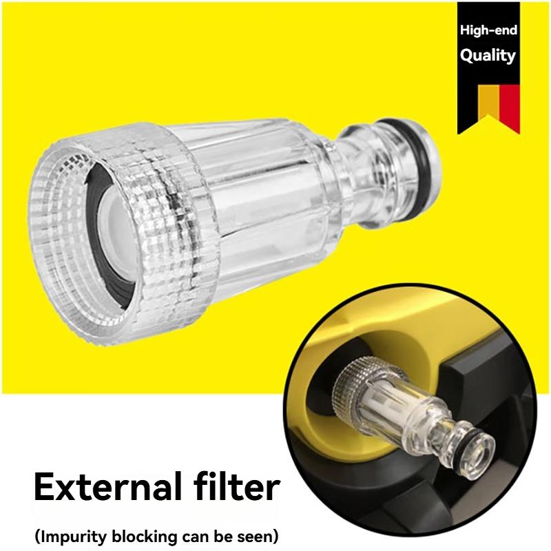 

1/5pcs 175PSI High Pressure Washer Water Filter Automobile Washing Machine Water Connector For Karcher K2-K7 Pressure Washer