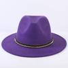 Popular European and American Classic Simple Flat-brimmed Top Hat Men's and Women's Fashionable and Elegant Versatile Jazz Hat Top Hat