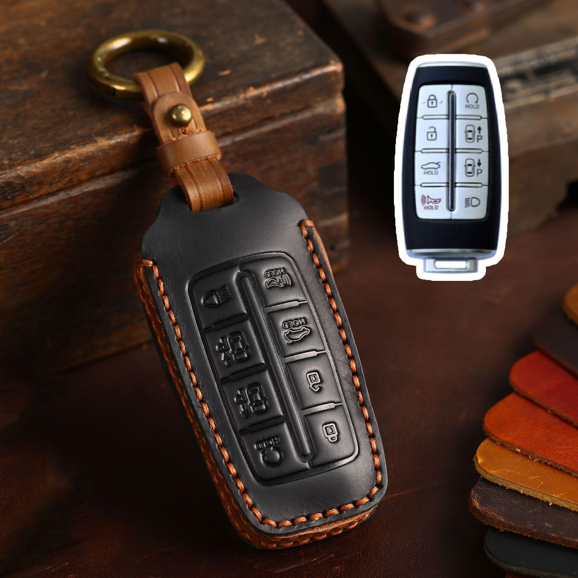 

Для Genesis Чехол для ключей Genesis GV70 Lawns GV80/G90 Авто Премиум Чехол Чехол