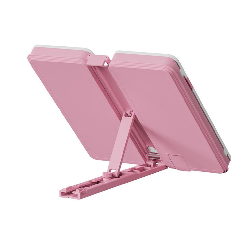 

Пенал-подставка для книг двойного назначения большой вместимости, многофункциональный органайзер для ручек, канцелярский органайзер для подарка к школе розовый