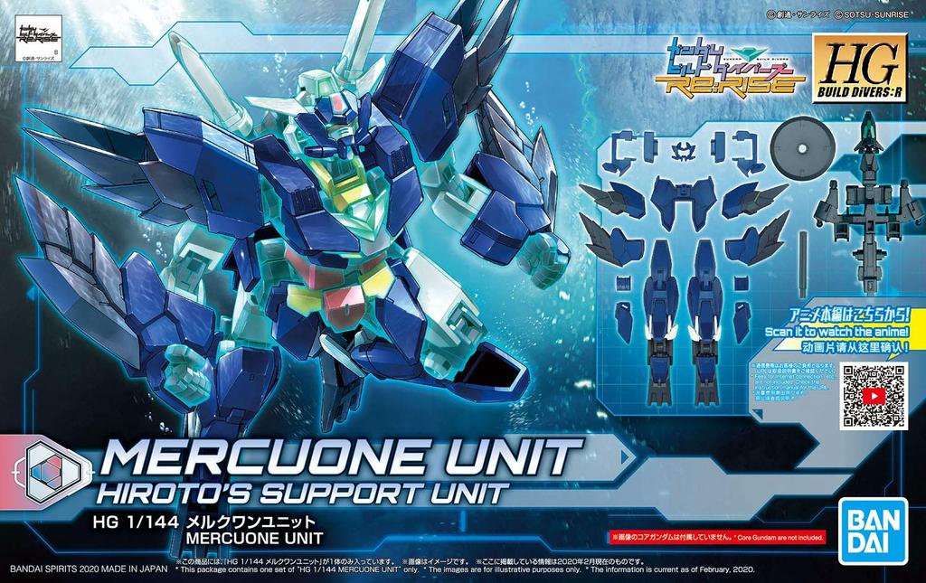 BANDAI SPIRITS HGBD:R Gundam Build Divers Re:RISE Merkwan Unit 1/144 Scale Pre-Colored Plastic Model