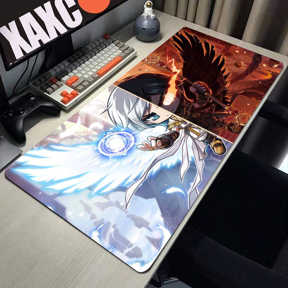 HD Maplestory Mauspads Anime Tastaturmatten Große PC-Gamer Schrankmatten Mause Niedliche Schreibtischaccessoires Mauspads Personalisiert