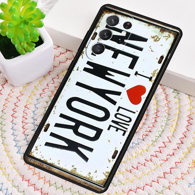 NEW YORK AMERICAN CITY Silicone Phone Case For Samsung Galaxy note 10 pro S26 S25 S24 S23 S22 S21 Plus S25Ultra Capa Cover