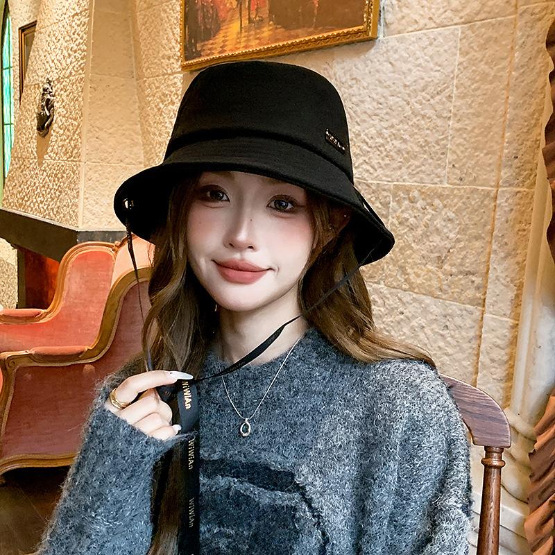 1pc Women's Elegant Bucket Hat,All Seasons Casual Breathable Comfortable Panama Cap,Suitable ForParties,Beach,Cafe,Vacation