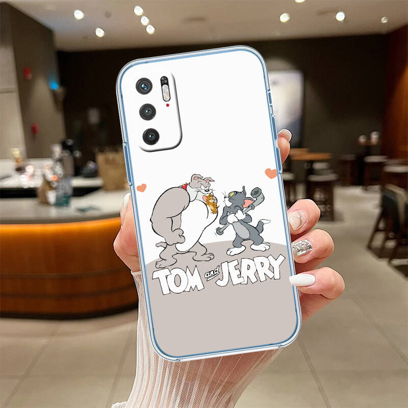 Tom and Jerry Case for Motorola E7 E22 E20 E13 E15 E22S E30 E40 G10 G20 G04 G22 G23 G05 G75 G35 G55 G6 G7 G8 G9 Plus Power Play