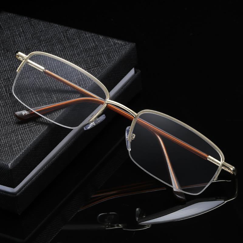 Lesebrille mit rechteckigem Rahmen für Männer und Frauen, Presbyopie-Brille +0,5 +1,0 +1,5 +2,0 +2,5 +3,0 +3,5 +4,0