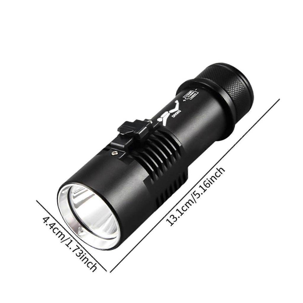 LED Scuba Diving Light Underwater Flashlight for Fishing Outdoor Hiking