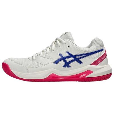 Gel Dedicate 8 Tennisschuhe Damen Weiß Blau Pink - 1042A235-105