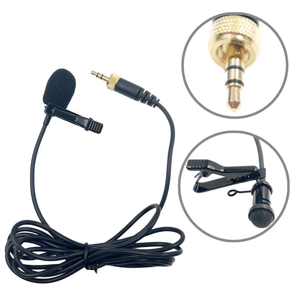 Universal 3.5mm Connector Lavalier Mic for Phones Laptops  Anti Interference Microphone for Recording Videos Interview