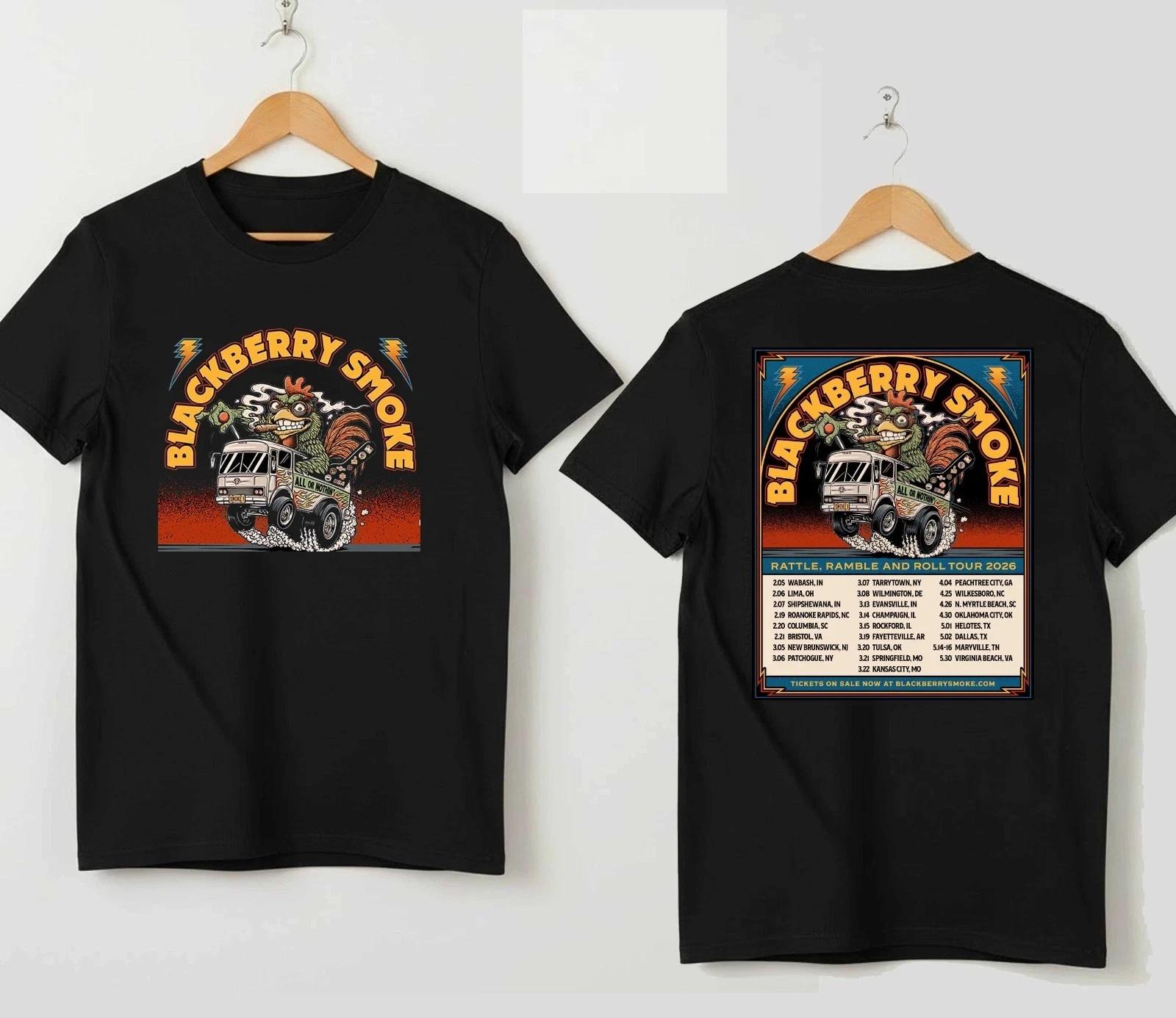 Blackberry Smoke Rattle, Ramble and Roll Tour 2026 T-Shirt 4XL