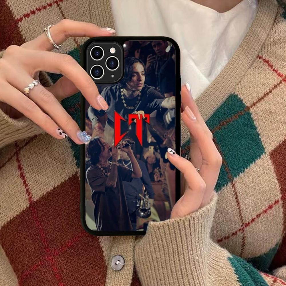 Rap N-Natanael C-Cano Phone Case Silicone PC+TPU For For IPhone 11 12 13 14 15 16 Plus Pro Max Cover
