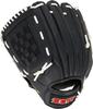 [Amazon.co.jp Exclusive] ZETT Catch Ball Glove for Beginners with Shock Absorbing Pads, 12-inch, Left-Handed Throw, Black and White, BDG3522A