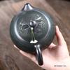 740ml Chinese Tradition Yixing Purple Clay Teapot Handmade Landscape Tea Pot Large Capacity Xishi Kettle Household Tea Set