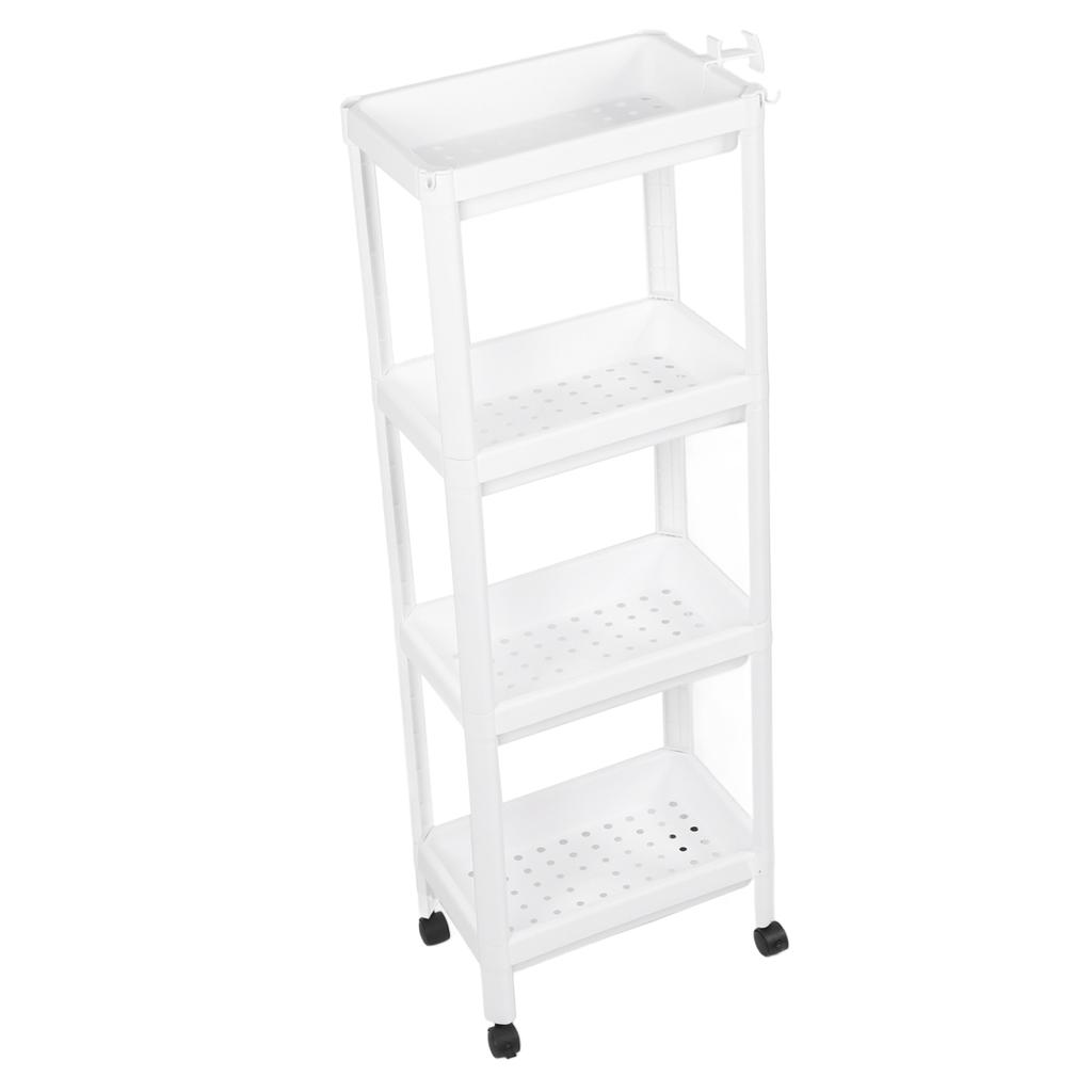 Badezimmer Turmregal Kunststoff Freistehendes Lagerregal Organizer Multifunktionale Regaleinheit für