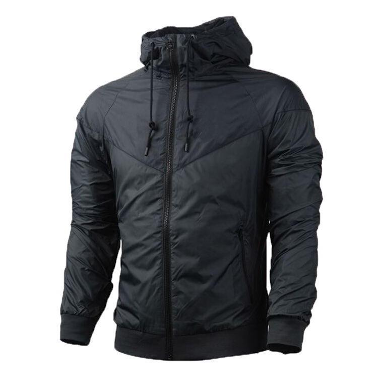 Frühling Herbst Jacke männer Slim Mantel Langarm Sport Mantel Freizeit Zipper Dünne Windjacke