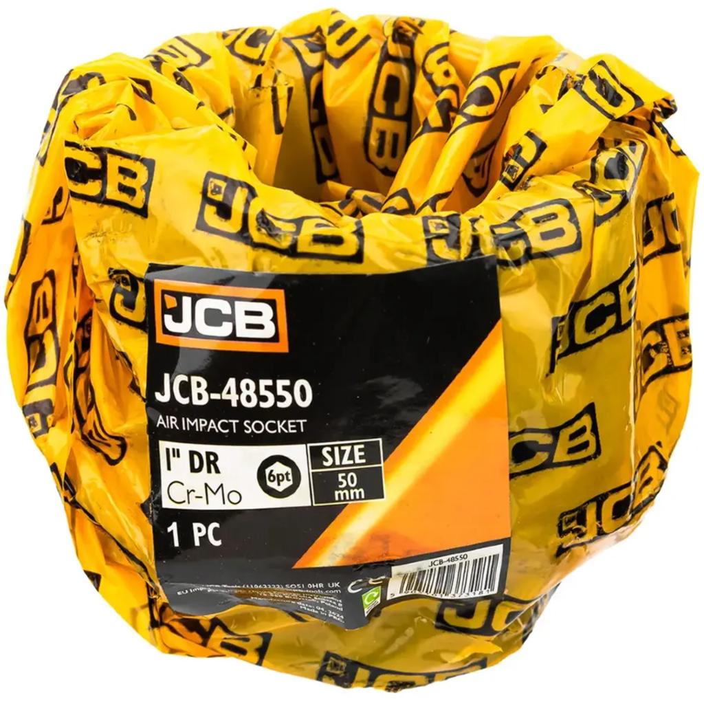 JCB Impact Socket 1" 50mm 6-Point Cr-Mo Socket Wrench
