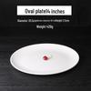 Qianxing A8 Melamine Oval Serving Plate Set