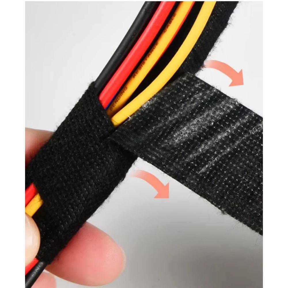 Electrical Tape Heat Resistant Harness Car Cable Harness Waterproof Insulating Electrical Tape Black Self Adhesive Fabric Tape