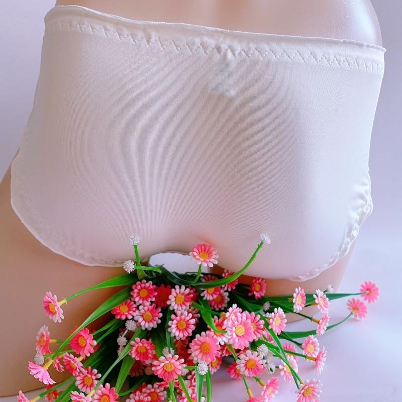 Japanese Lolita Male Panties Sissy Lingerie Sweet Men Ruffle Edge Briefs Lace Frilly Underpants See Through Crossdress Underwear