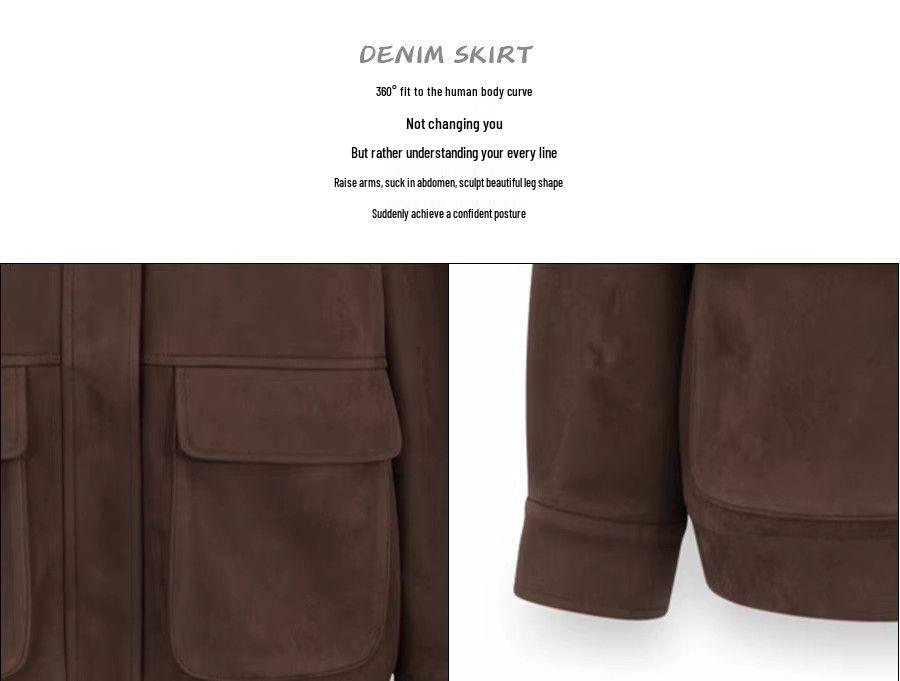 2025 Maillard Retro Brown Women’s Jacket – Spring/Autumn Korean Style Petite Short Coat